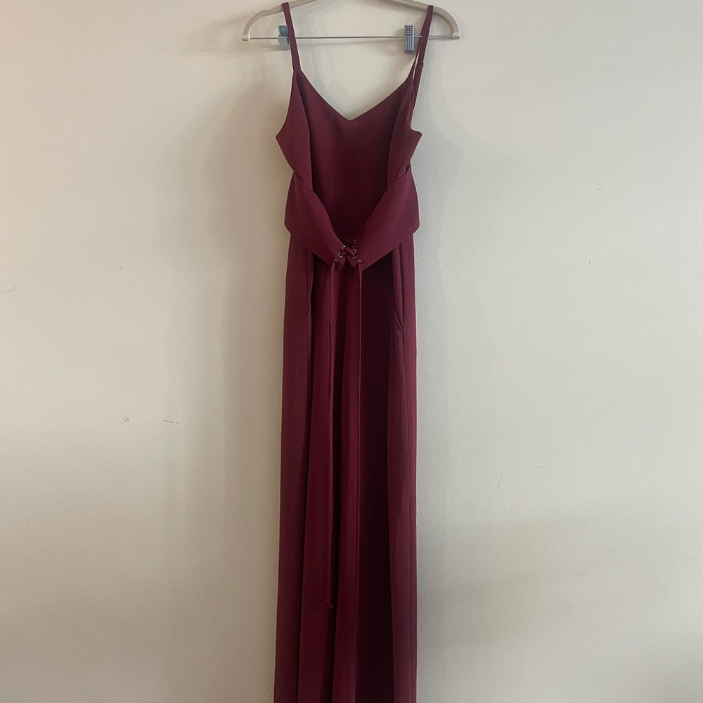 Burgundy Jumpsuit